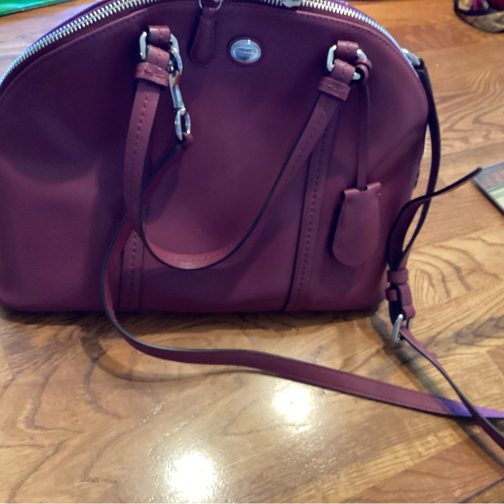 Coach Cora  Peyton domed leather  Handbag